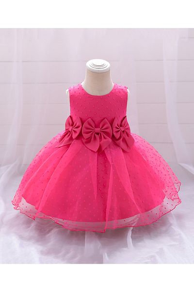 Mark & Mia Mark & Mia Bow Embellished Party Dress - Pink