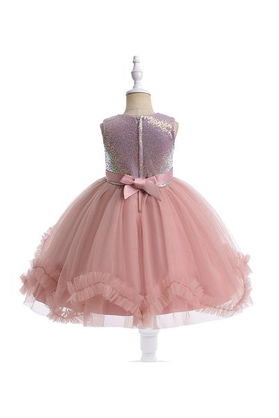 Mark & Mia Mark & Mia Bow Detailing and Embroidered Party Dress - Pink