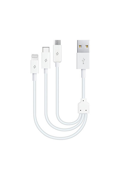 Ttec Minicable Trio 30Cm Şarj Kablosu Typec + Lightning + Micro Usb