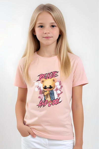 panios kids Și tricou cu mânecă scurtă pentru fete cu imprimeu cool