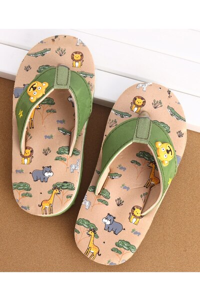 Cute Walk by Babyhug حذاء سهل الارتداء من Babyhug بتصميم حيوانات مطبوع عليه C...