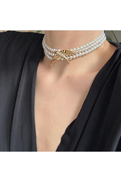 alice auaa 10-strand pearl choker (IV)