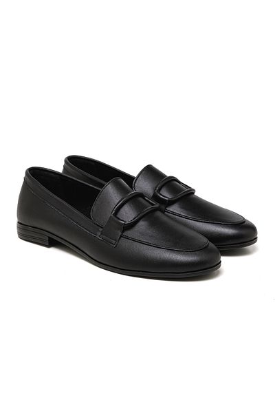 John May Pantofi Oxford clasici pentru femei/fete, negri