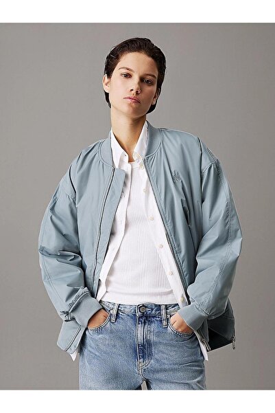 Calvin Klein Ciemnoszara kurtka bomberka damska