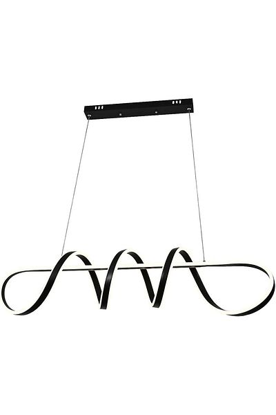 A F N LIGHTING Modern Spiral Linear Pendant Light - LED Hanging Light for Dining Room