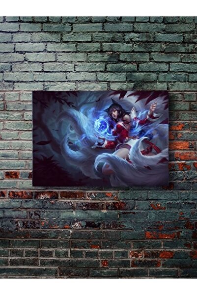 ZNC Ahri - Gaming Posterleri, Özel Tasarım Kağıt Poster