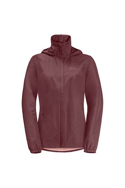 Jack Wolfskin Stormy Point 2L Jkt W Dusty Rose Color Waterproof Coat