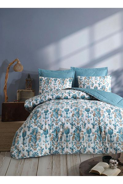 Apricitas HOME Kb Double Sleeping Set Edna Indigo - Sleeping Set