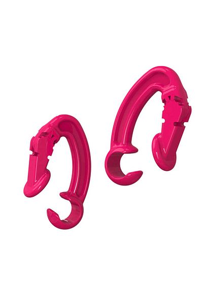 HTstore جهاز حامل سماعة الأذن Zore المتوافق مع Airpods - وردي داكن
