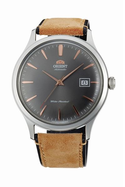 Orient Tac08003A0 Wind up Automatic Leather Tan Crystal Glass 42 mm Men's Wrist Watch