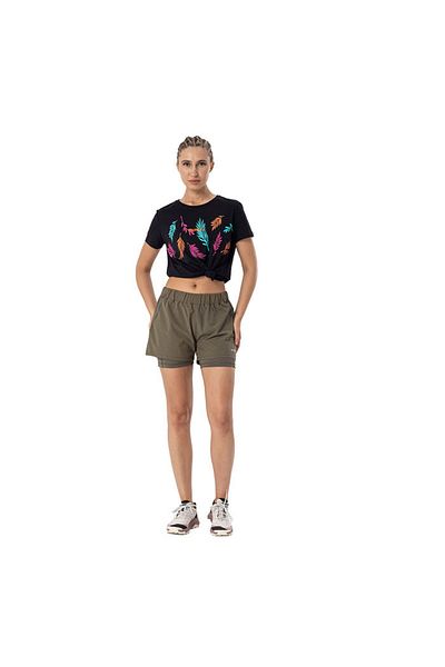 Merrell Tia Women's Black T-Shirt Women's T-Shirt M4Tıaw