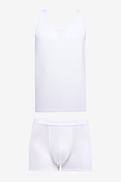 AC&Co / Altınyıldız Classics Мъжки комплект бели боксерки с стандартна кройка...