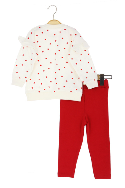 CRASSİ Kız Bebek Takım Fırfırlı Kollu