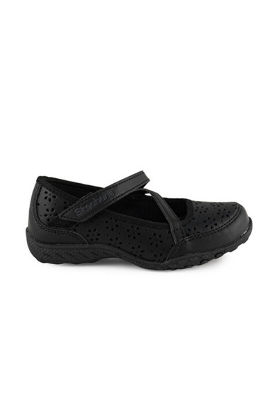 SKECHERS Breathe Easy Playground 82277L-BBK Çocuk Ayakkabı Siyah