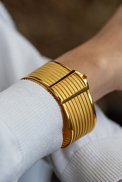 Çgk Çiğdem Gürel Kuyumculuk 7 Sıra Hasır Kelepçe Bilezik