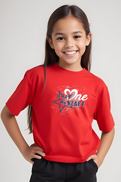 FYK KİDS ΚΟΡΙΤΣΙΑ ONE HEARD PRINTED TEE