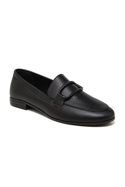 John May Pantofi Oxford clasici pentru femei/fete, negri