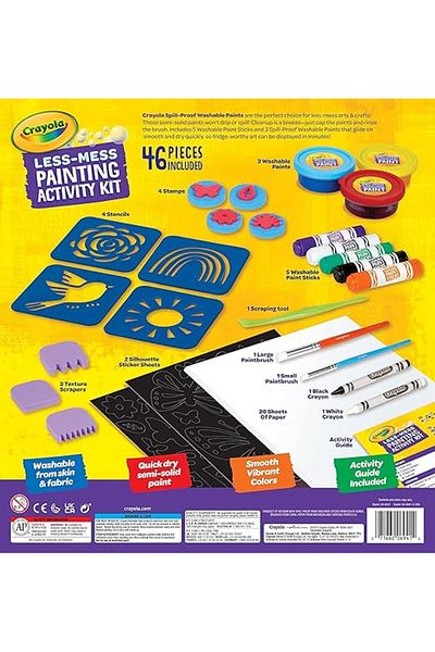 Crayola Less Mess Painting Activity Kit
