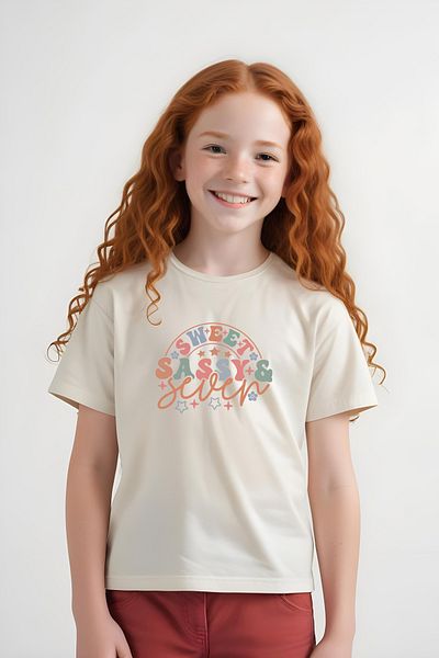 FYK KİDS ΚΟΡΙΤΣΙΚΟ ΦΟΥΤΕΡ SASSY PRINTED TEE