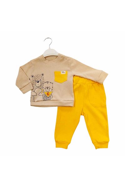 CGS Baby Boy Printed Pocket Detailed 2-Piece Set
