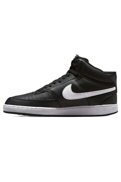 Nike Court Vision Mid Sneaker High Top Casual Black Sports Shoes