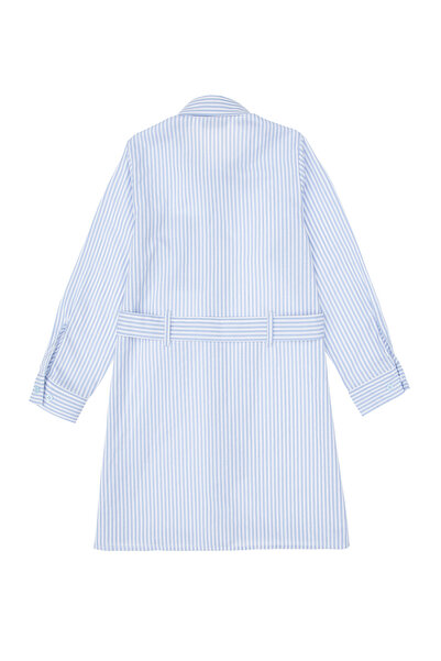 U.S. Polo Assn. Kız Çocuk Açık Mavi Dokuma Elbise 50297419-VR003