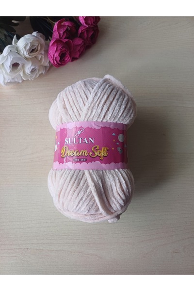 Sultan dream soft kadife ip krem