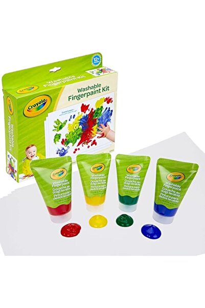 Crayola مجموعة الرسم بالأصابع الأولى الخاصة بي - طلاء قابل للغسل