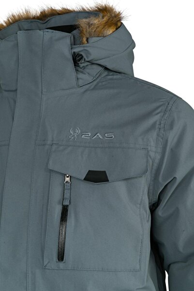 2AS Saalbach Erkek Down Ceket Mont Gri