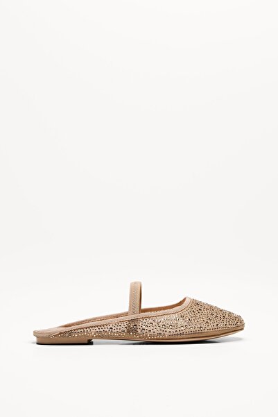 Bershka Mesh mule ballet flats