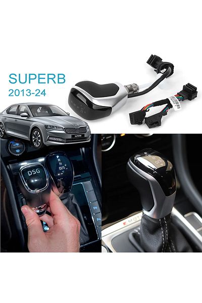 GCP German Car Parts Superb Luminous Automatic Gear Shift Knob - Superb Led Dsg Gear Shift Illuminated Indicator Shift