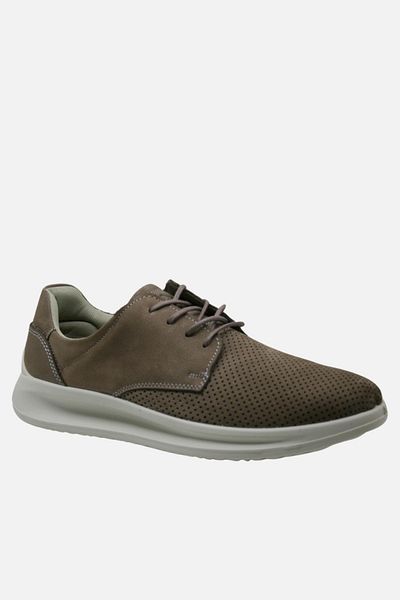 Scooter Ανδρικά παπούτσια casual-Nubuck Leather, Γκρι M4013NG
