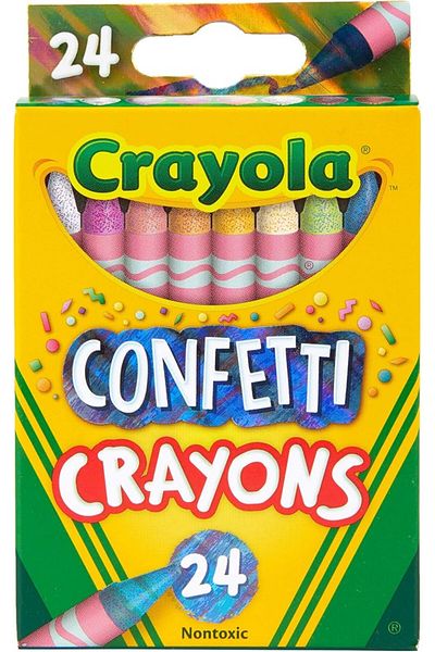 Crayola Confetti Crayons Pack of 24