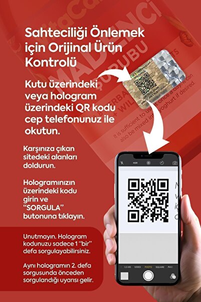 Natural Madenci Şurubu 150 ml Hologramlı Faturalı