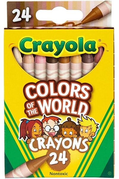 Crayola Colors of The World Skin Tone Crayons Pack of 24