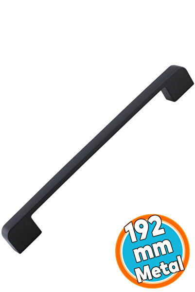NZB Metal Kulp 192 mm -19.2 cm Mobilya Çekmece Mutfak Dolabı Dolap Kulpları Kulbu Kulpu Siyah