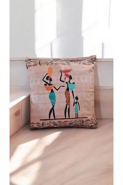 BALAMİR HOME Pillow, Pillow Cover with Ethnic Pattern