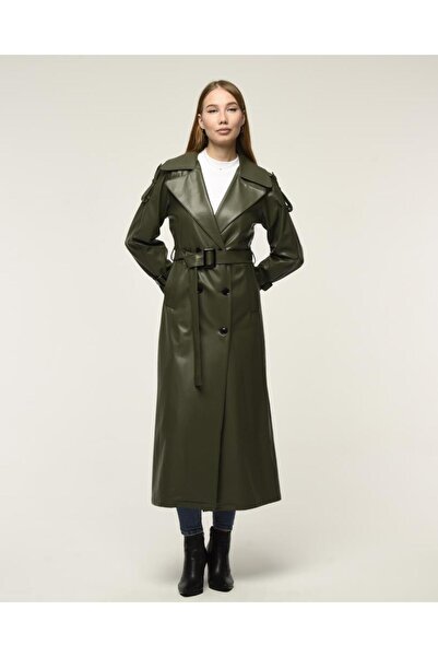 Jamila Deri Kadın Trençkot