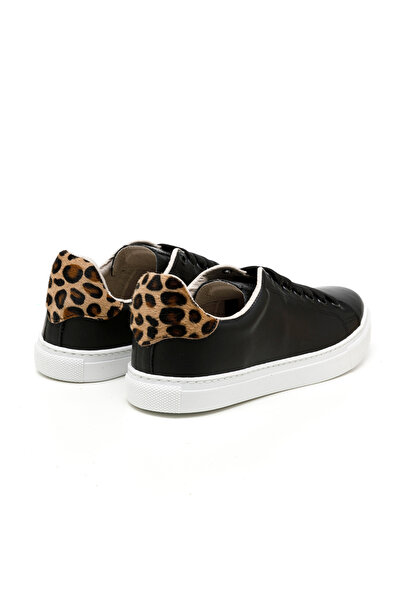 John May Kadın / Kız Sneaker ( Günlük) MAR-25Y-209-02 John May Siyah-Leopar