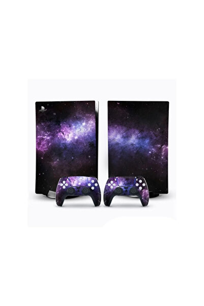 Kt Grup Astronomik Mor Playstation 5 Standart Dijital Versiyon Sticker Kaplama Seti