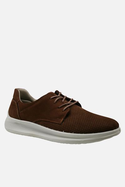 Scooter Ανδρικά παπούτσια casual-Nubuck Leather, Olive Green M4013NO