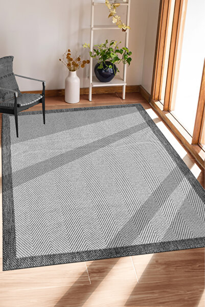 SARAZ HALI Sisal Bordürlü Jut Hasır Kaymaz Taban 1504