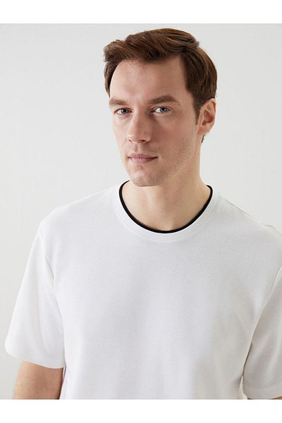 LC Waikiki Ανδρικό μπλουζάκι με κοντό μανίκι New Season Crew Neck - S50840Z8