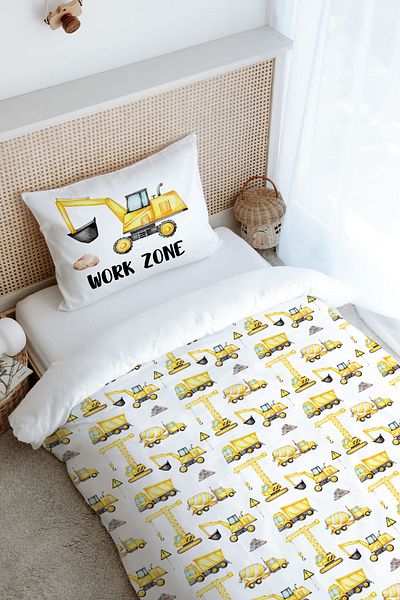 Tuğba Kuğu Single Duvet Cover Set (160X220) - Iconic Series - Business Machinery