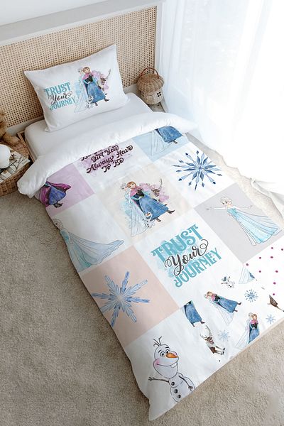 Tuğba Kuğu Μονό Σετ Παπλωματοθήκη Cartoon - Snow Queen Patchwork (160X220)