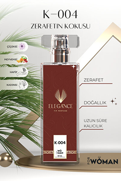 silver elegance vip perfume K-004 Edp 50 ml - Pudralı Ve Meyvemsi Kadın Parfümü