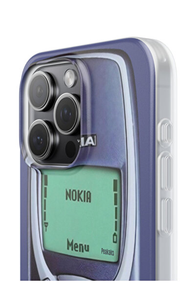 peakaks İphone 14 Pro Uyumlu Nokia 3310 Tasarımlı Premium Kılıf