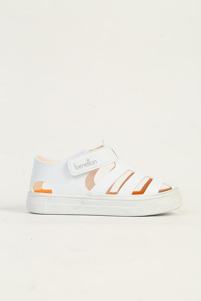 Benetton Pantofi sport albi pentru copii BN-1411