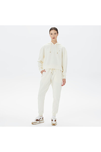 Nautica Kadın Kırık Beyaz Relaxed Fit Eşofman Altı