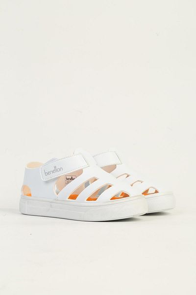 Benetton Pantofi sport albi pentru copii BN-1411
